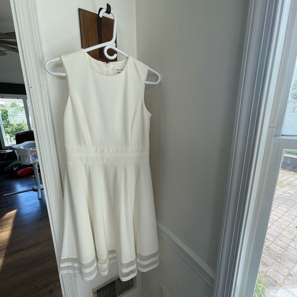 White Calvin Klein Dress - size 4
